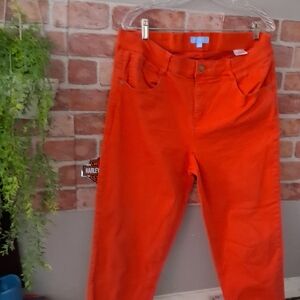 Women's Orange Jeans